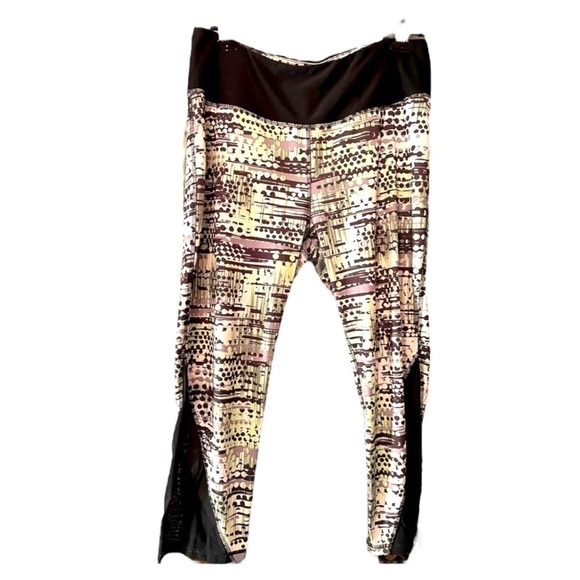 RBX Stratus Mesh Ankle Cropped Leggings - Picture 5 of 9